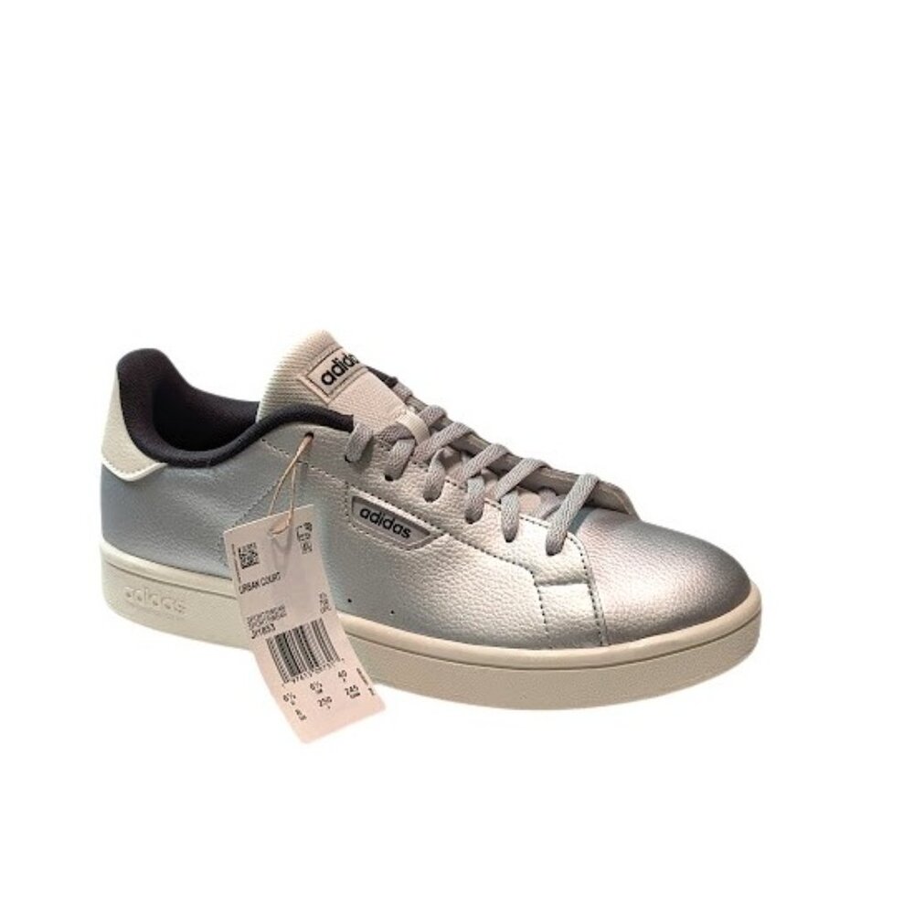 Adidas Urban Court Womens Vegan Matte Silver Tennis Shoes Size 8 NWT/NWOB